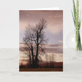 As the day ends card