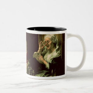 As the Old Sing, so the Young Pipe, 1638 Two-Tone Coffee Mug