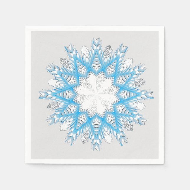 As The Snow Flies Napkin (Front)