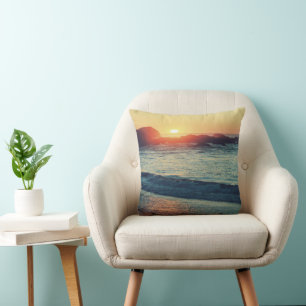 As the Sun sets...... Throw Pillow