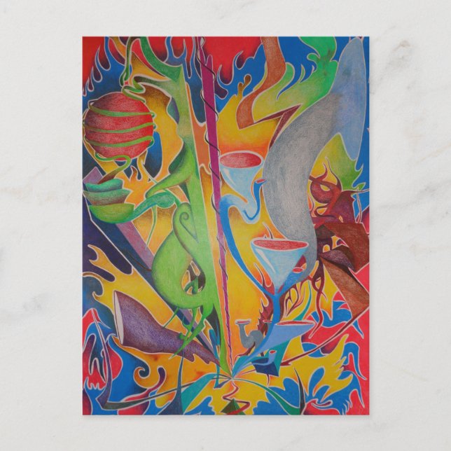 As the world turns postcard (Front)