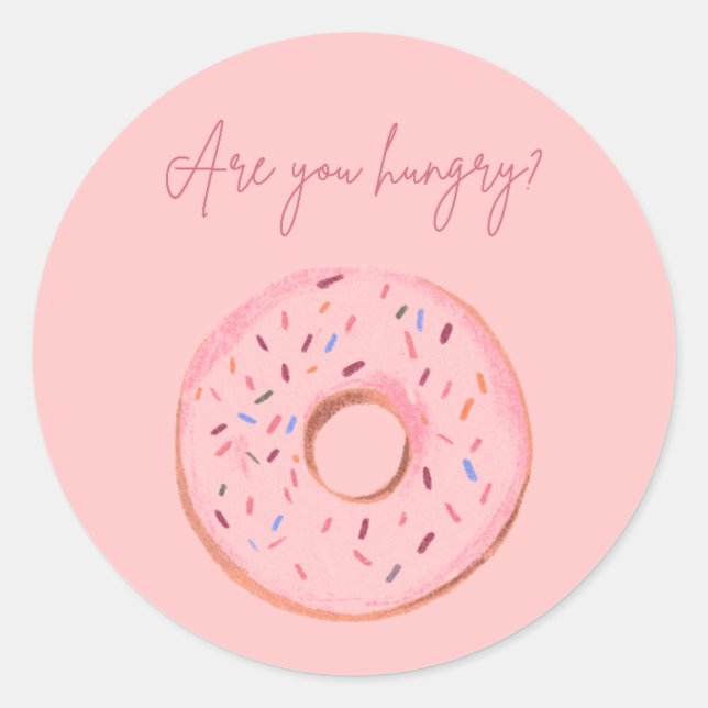 "As-tu faim ?" Sticker 🍩 Donut 💞 (Devant)