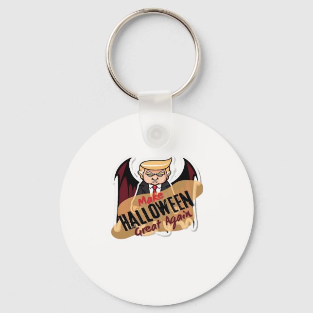 As Vampire - Make Halloween Great Again. Classic Keychain (Front)