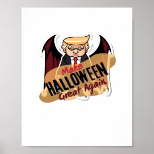 As Vampire - Make Halloween Great Again. Classic Poster