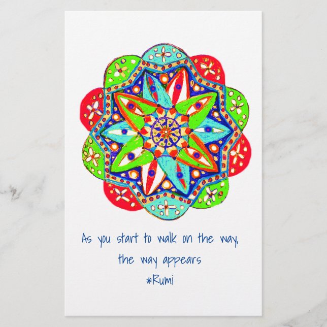 As you start to walk on the way, the way appears. flyer (Front)