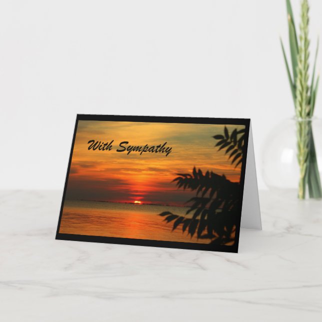 As Your Loved One Is Welcomed Into Heaven Card (Front)