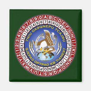 ASA Cipher Wheel 1 Magnet