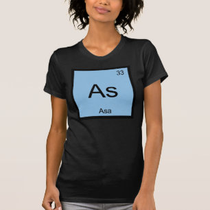 Asa Name Chemistry Element Periodic Table T-Shirt