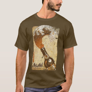 Asahi Japanese Beer Waves Vintages T-Shirt
