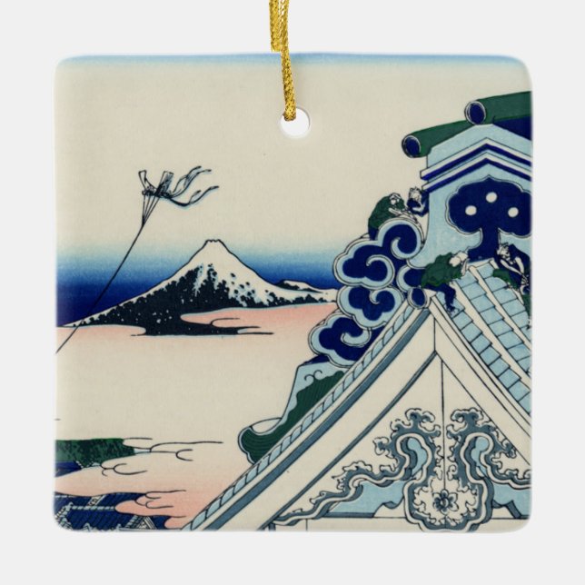 Asakusa Honganji Temple in the Eastern Capital Ceramic Ornament (Front)