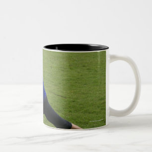 Asana yoga Two-Tone coffee mug