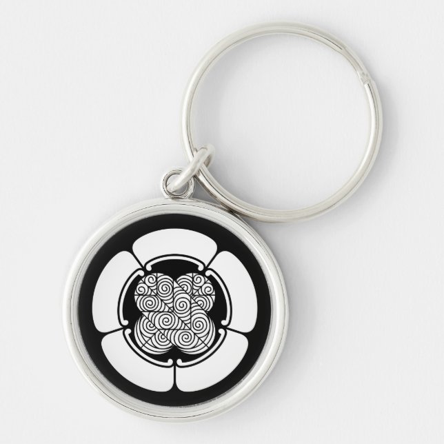 Asano hawk feathers in goka keychain (Front)