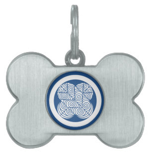 Asano Hawk feathers Pet Name Tag