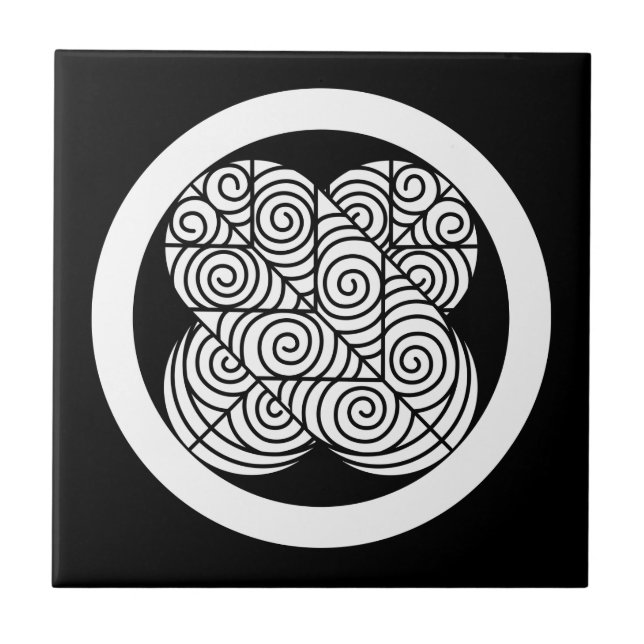 Asano Hawk feathers Tile (Front)