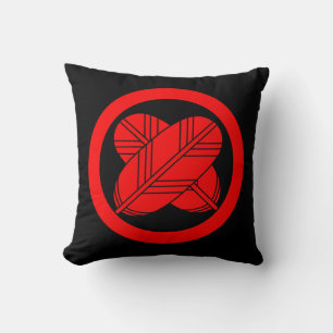 Asano Kamon Japanese family crest pillow