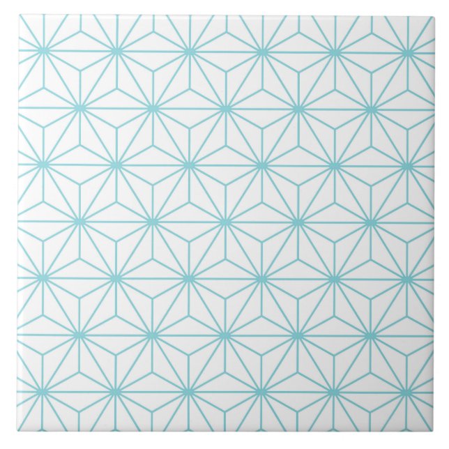 Asanoha Star Pattern Tile (Front)