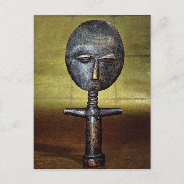 Asanti fertility doll, Africa Postcard (Front)