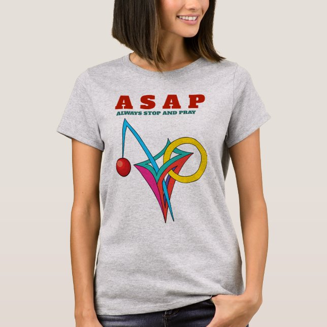 ASAP - T-shirt de base pour femmes (Devant)