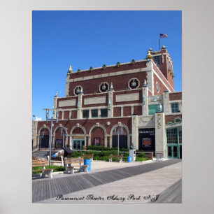Asbury Park Boardwalk Paramount Theatre Poster