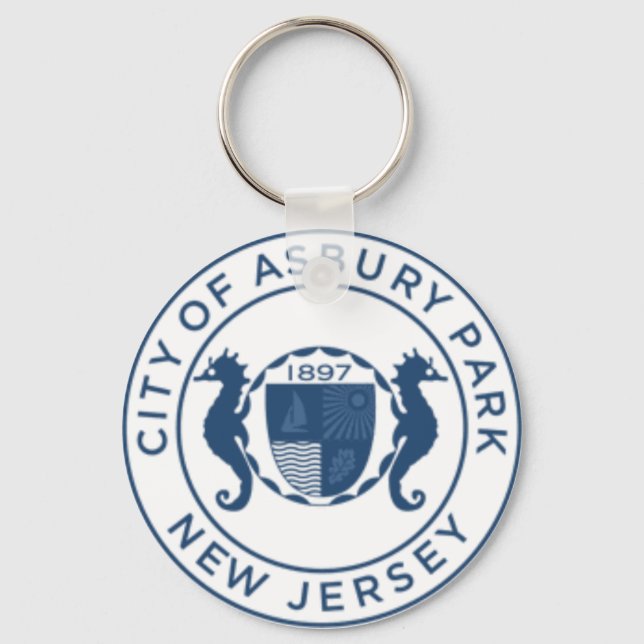 ASBURY PARK NEW JERSEY KEYCHAIN (Front)