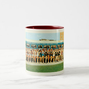 Asbury Park NJ, Beauty Pageant Vintage Two-Tone Coffee Mug