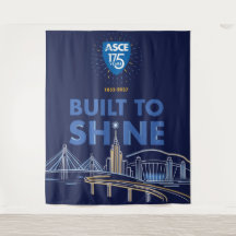 ASCE Built to Shine Glossy Banner