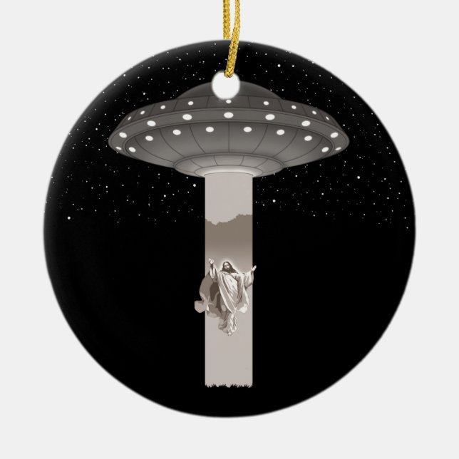 Ascend Me Up, Scooty Ceramic Ornament (Front)