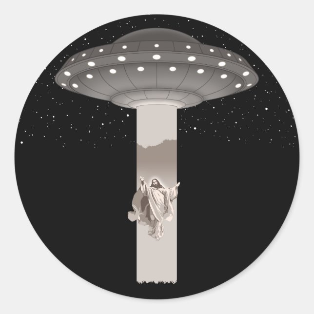 Ascend Me Up, Scooty Classic Round Sticker (Front)