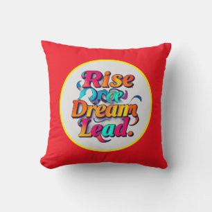 "Ascend to Greatness" Throw Pillow