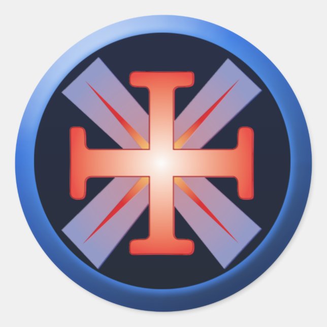 Ascended Light Button stickers (Front)
