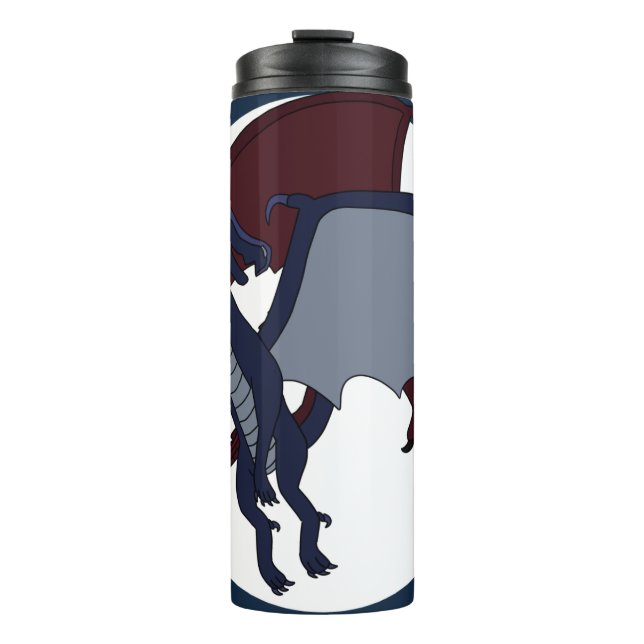 Ascended Mythical Fantasy Dragon Moon Tumbler (Front)
