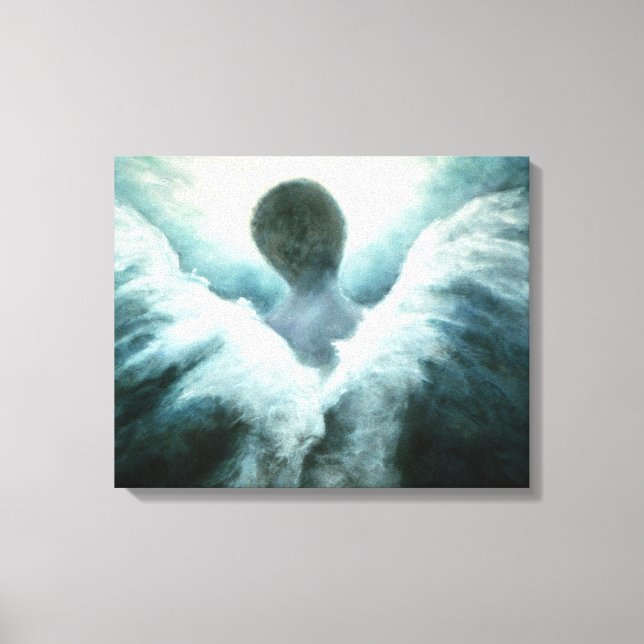 Ascending Angel Art Print on Canvas (Front)