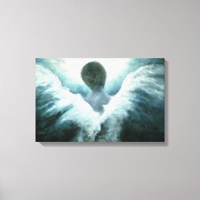 Ascending Angel Art Print on Canvas (Front)