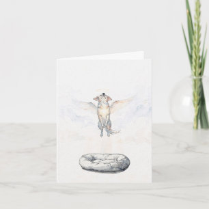 Ascending Angel Dog Pet Loss Card