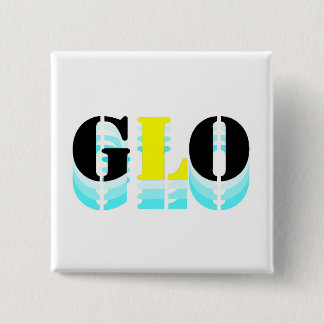 Ascending GLO 2 Inch Square Button