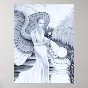 Ascending Guardian Photo Enlargement Poster