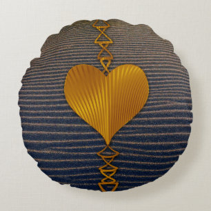 ascending love round pillow