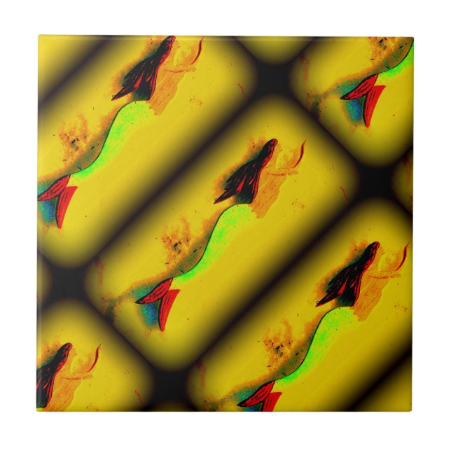 ascending mermaids tile (Front)