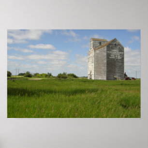 Ascenseur à grains Imprimer Affiches du paysage du