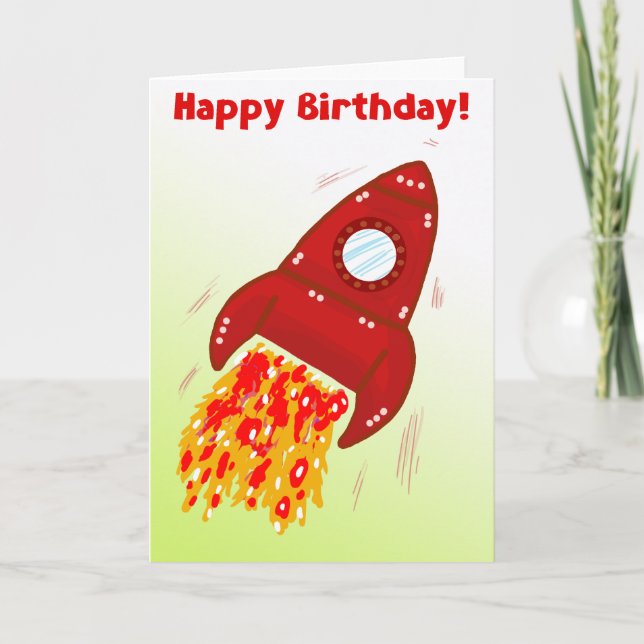 Ascensez la carte d'anniversaire ! (Devant)