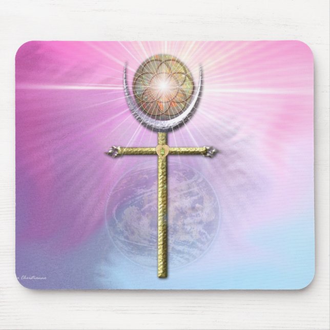Ascension Ankh Mouse Pad (Front)