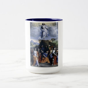 Ascension of Christ by Garofalo 1520.jpg Two-Tone Coffee Mug