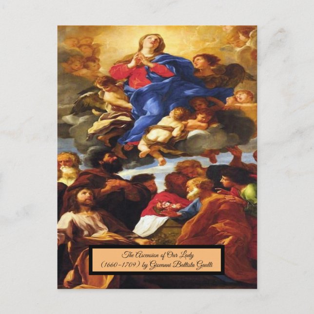 Ascension of Our Lady Postcard (Front)