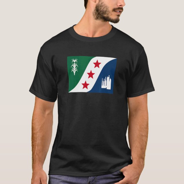 Ascension Parish Louisiana Flag T-Shirt (Front)