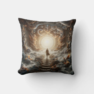 Ascension to the Light Throw Pillow