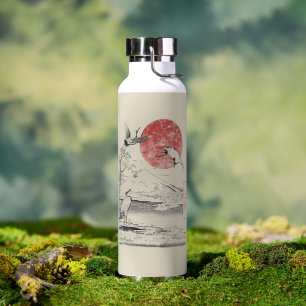 Ascension - Traditional Japanese Streetwear Design Water Bottle