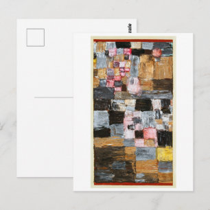 Ascent of a Town Paul Klee Postcard