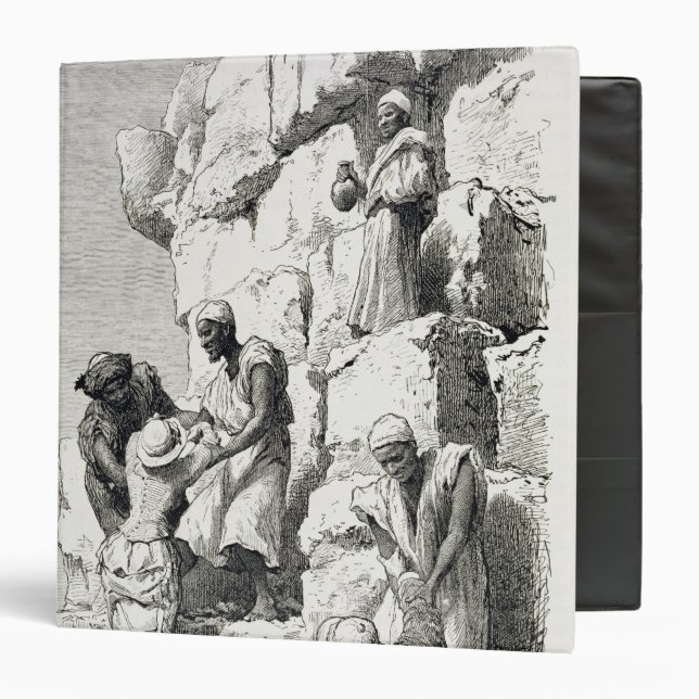 Ascent of the Great Pyramid, 19th century Binder (Front/Inside)