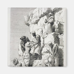 Ascent of the Great Pyramid, 19th century Magnet