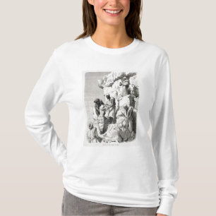 Ascent of the Great Pyramid, 19th century T-Shirt